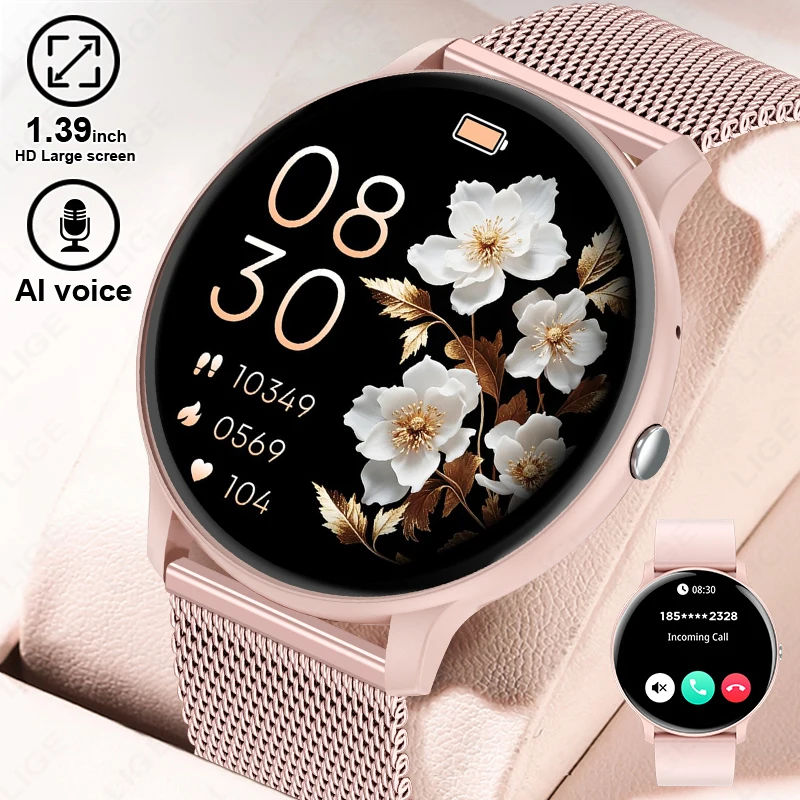 Smartwatch Custom - Montre connectée LIGE avec appels Bluetooth