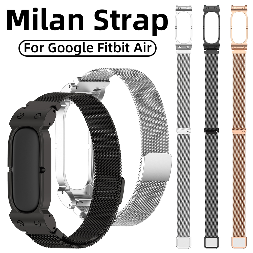 Stainless Mesh Band - Bracelet de montre milanais pour Fitbit