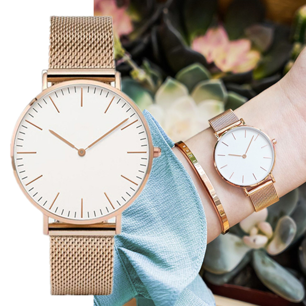 Stainless Mesh Band - Top marque montres de luxe femmes