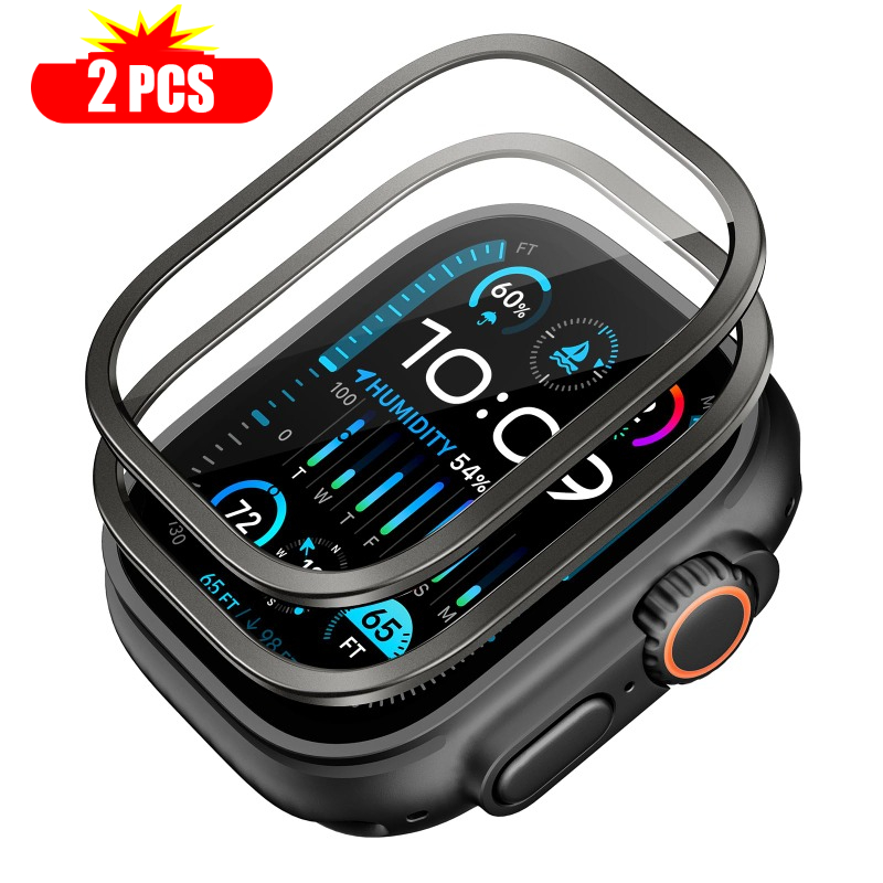 Smartwatch Watch Accessories For Women - 2 pièces verre trempé pour Apple