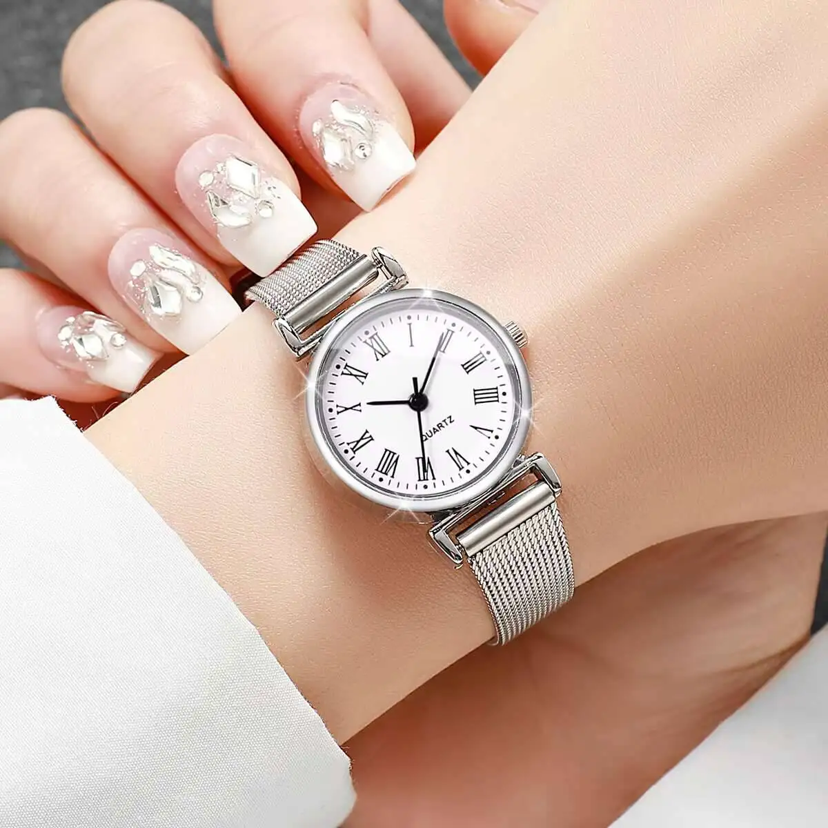 Montre-bracelet à Quartz pour  - Stainless Mesh Band avis et prix