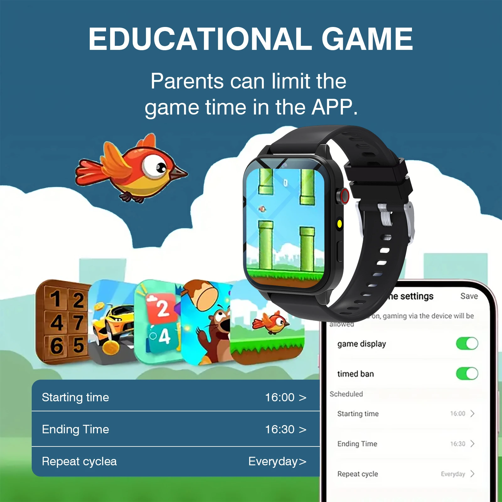Montre connectée pour enfants, - Smartwatch Touch avis et prix