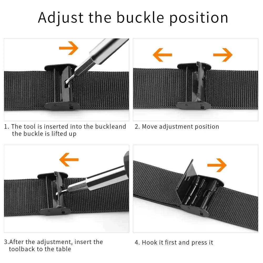 Bandes métalliques pour Fitbit - Stainless Mesh Band avis et prix