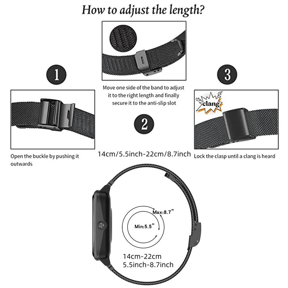 Bandes métalliques pour Fitbit - Stainless Mesh Band avis et prix