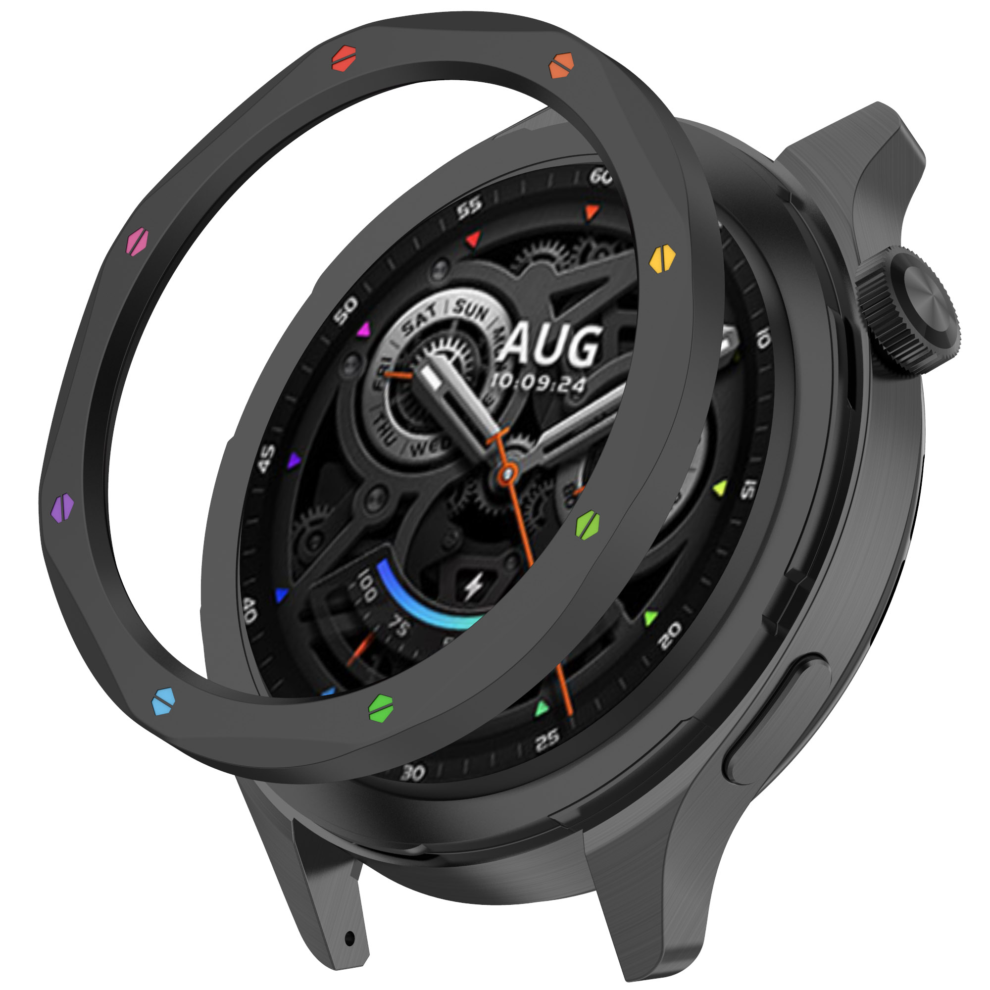 Boîtier d'anneau de lunette en - Xiaomi Smartwatch Accessories avis et prix