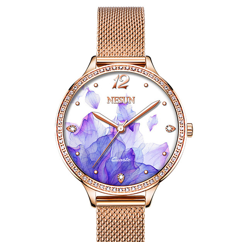 Montre pour femme NESUN 8 MM u - Stainless Mesh Band avis et prix