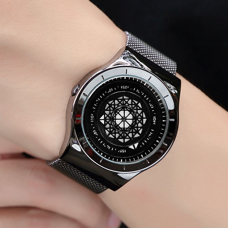 Montres Geek pour hommes, mont - Stainless Mesh Band avis et prix