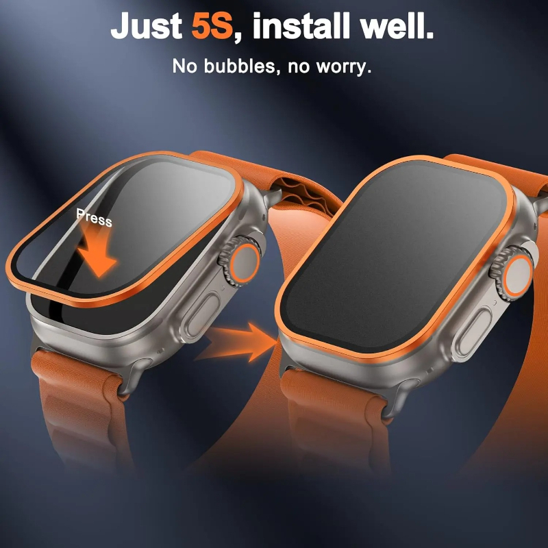 Verre trempé pour Apple Watch  - Smartwatch Watch Accessories For Women avis et prix